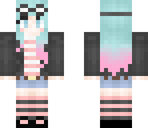 blue hair girl