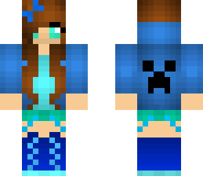 blue creeper hoodie