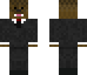 bacca with a black tie