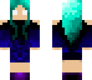 creepy herobrine girl