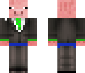 handsome pig in suit
