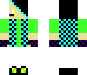 emo checkered hoodie guy