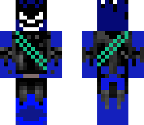 blue fire skull