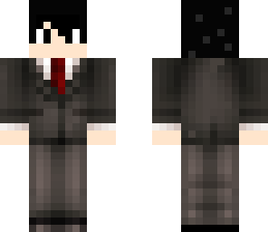 black suit