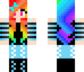 rainbow girl