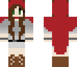 red riding hood halloween skin