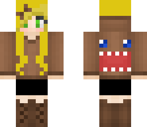 blue eyed domo girl