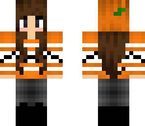 halloween pumpkin girl