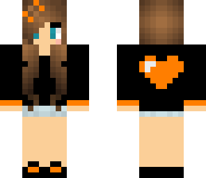 halloween hearts girl skin