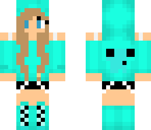 blue slime girl