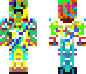 messy pixelated guy