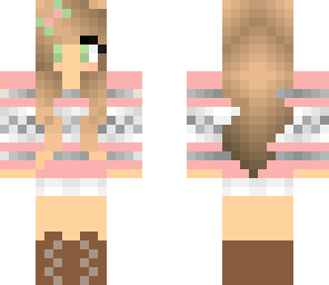 pink n green sweater