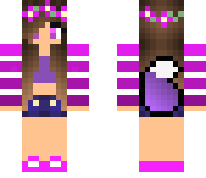flower pink girl