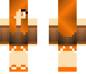 orange and brown girl