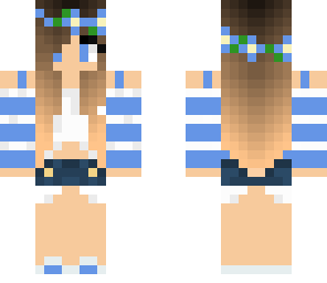 blue girl