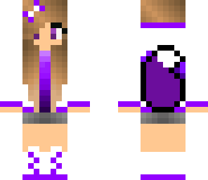 purple wolf youtuber girl