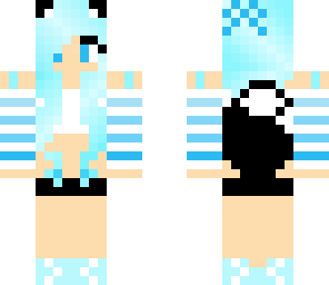 blue wolf girl