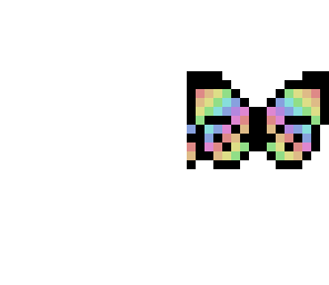 rainbow butterfly wings