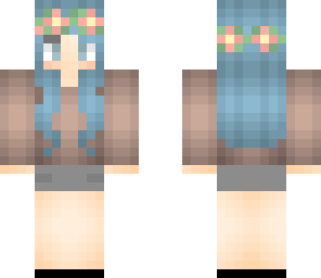 cute blue girl
