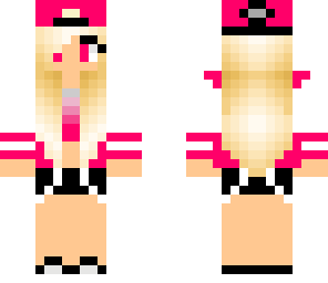 skater girl pink