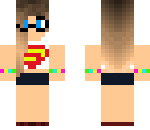 cute girl superman
