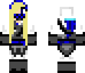 blue assassian girl