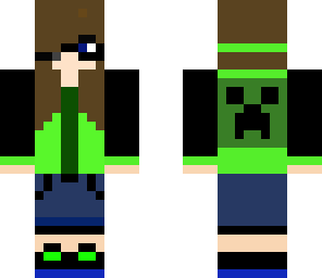 nerdy creeper girl