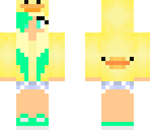 yellow duck girl