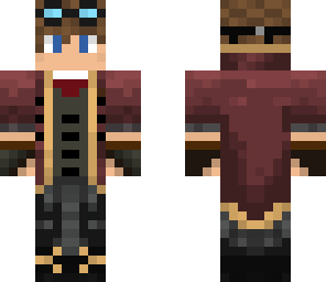 steampunk goggle man