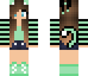 green cat-girl fixed