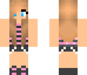 pink and black girl
