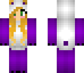 edited purple baby panda skin