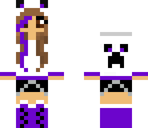 purple creaer girl
