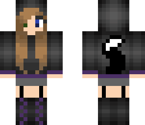 editied black cat girl
