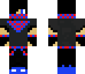 bleu and red emo