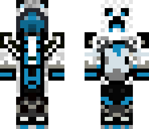 Tech wolf warrior  Minecraft Skin