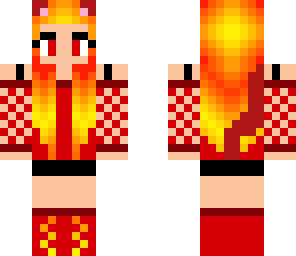 fire kitty girl not herobrine