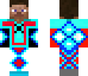 steve light-blue - red