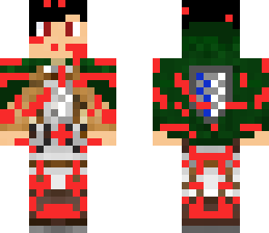 me in attack on tiatn coverd in blood