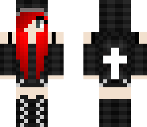 emo girl hoodie