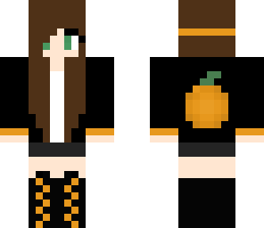 halloween pumpkin girl