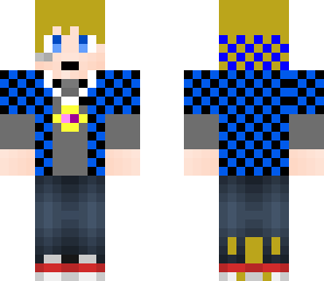 blonde bajancanadian with amulet and headphones