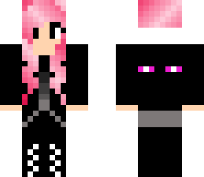 black and pink girl
