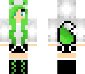 green fox girl