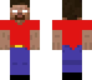 red shirt herobrine