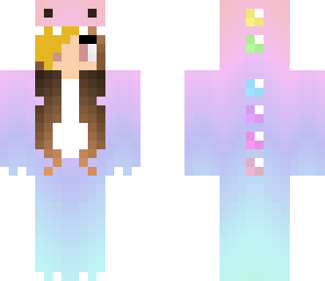 dyed dino girl