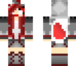 herobrine red wolf girl