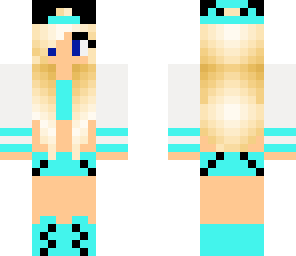 blue girl
