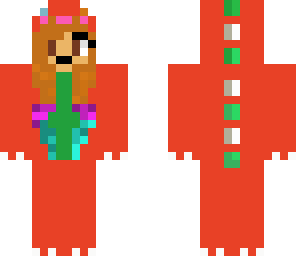 festive christmas monster girl