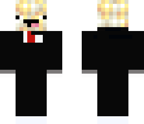 popcorn in  a suit